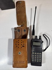 Icom IC-W32A Vintage Ham Radio Handheld FM Transceiver and case