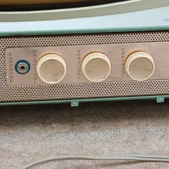 Vintage GE M500XTS Teal TV 15″ Space Age Mid Century TESTED WORKING Retro Prop