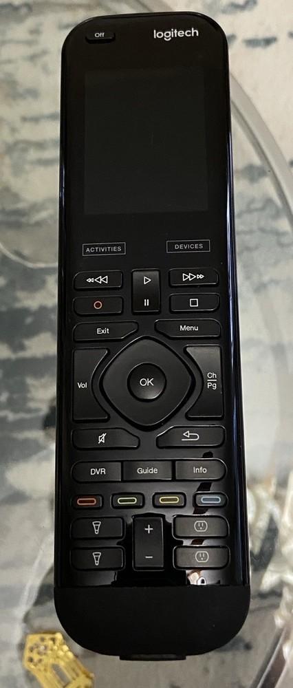 Logitech Harmony Elite Universal REMOTE ONLY Powers ON