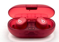 Beats by Dr. Dre Beats Solo Buds Bluetooth In-Ear Earbuds Transparent Red