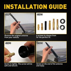 You Pick BULLET ANTENNA 50 CAL for CHEVROLET SILVERADO 1500/2500/3500/GMC SIERRA