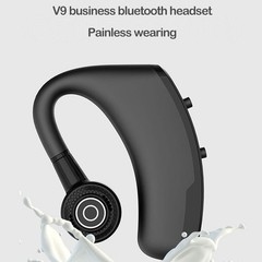 Bluetooth5.2 Earpiece Wireless Headset Driving Trucker Earbuds Noise Cancelling-