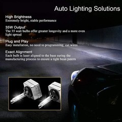 For Jeep Grand Cherokee 2014-2021 HID Headlight Hi/Low Beam+LED Fog Light Bulbs