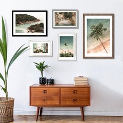 Hongkee 11×17 Frame, Rustic Brown Wood Style – Display 11X17 in,