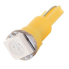 20 Pack T5 58 70 73 74 Dashboard Gauge 1-SMD 5050 LED Wedge Lamp Bulbs yellow