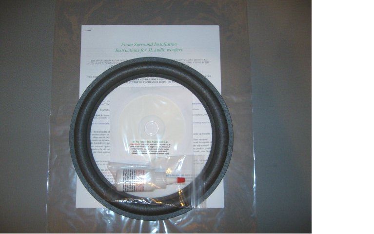 JL Audio 10W0, 10W3, 10W6 Foam Surround Speaker Sub-woofer Repair Kit (1 pc.)