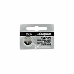 10 Energizer 357/303 Silver Oxide Coin Cell Batteries 1.55V FREE SHIP w/Tracking