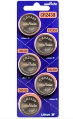 1 pc Murata/Sony CR2430 Battery 3V Lithium Coin Cell 300mAh Expire 2032