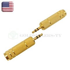 2PCS 6.35mm 1/4″Female to 3.5mm 1/8″ Male Jack Stereo Headphone Audio Adapter