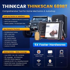 Lifetime Free Update THINKCAR SCANNER Thinkscan 689BT With CANFD/DoIP/FCA