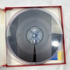 Teac RE-702 Plastic Audio Professional 1/4” Tape 7 in Reel & Box Japan Recording