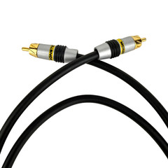 Monster Cable Video3 Video 3 Composite Interconnect Gold RCA Plugs 1 Meter