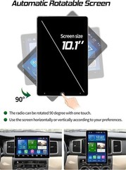 Android 15 For 2008-2013 Toyota Highlander Rotatable Stereo Radio Carplay GPS BT