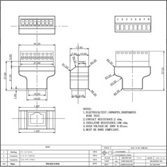 RJ45 Breakout Board Female to 8 Pin Screw Terminal Adapter 2 PCS Cat5/Cat6