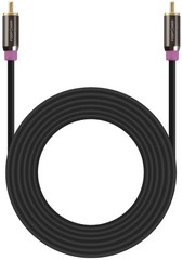FosPower Subwoofer Cable (25 FT) RCA to RCA Audio Stereo Cable, Male to Male …
