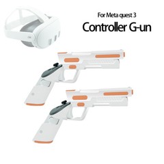 Pistol Gun Grip For Meta Quest 3 VR Headset Controllers for Shooting Games