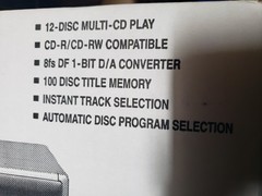 BNIB Vintage Old School Pioneer CDX-P1280 12 Disc Car CD Changer (WITH CD TEXT)