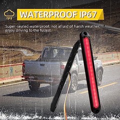 2 Pack 10″ LED Trailer Tail Light Bar Brake Stop Sequential Turn Signal