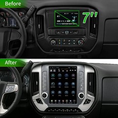 4+64G Android Car Radio Tesla Screen GPS for Chevy Silverado GM Sierra 2014-2018