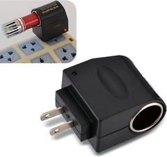 100-240V AC To 12V DC Car Cigarette Lighter Socket Power Adapter Converter LOT