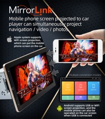 2DIN Rotatable 10.1” Android Car Stereo Radio GPS Wifi 32GB Touch Screen Tablet