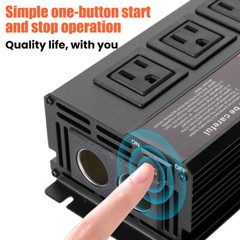 5000W Car Power Inverter 12V 24V to AC 110V Modified Sine Wave Solar Converter