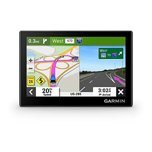 Drive 53 GPS Navigator, High-Resolution Touchscreen, Simple On-Screen Menus
