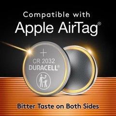 Duracell 2032 Lithium Battery CR2032 3V | 4-Count Pack | Child Safety Features