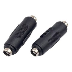 DC5.5×2.1mm Power Connector Male Female Plug Socket ABS Metal Long Version