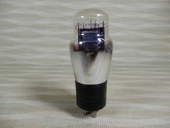 Sylvania Green Leaf Type 45 Vacuum Tube Amplitrex Tested 113% Gm