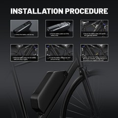 52V 25Ah Lithium Ebike Battery Polly Battery 50A BMS 100W-2600W Charger