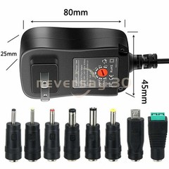 12W 3V-12V Universal AC Adapter Power Supply Wall Charger Cord for DC Charger