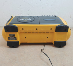 Sony ESP Sports Water Resistant CD Radio Cassette-Corder CFD-980 Yellow Boombox