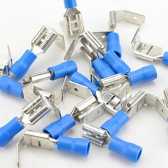 100pcs Mixed Insulated Piggy Back Spade Connectors | Crimp Terminals 10-22AWG⚡