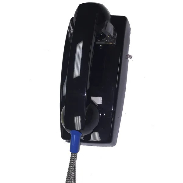 Cortelco ITT-2554-ARCNDL-BK Wall Phone Armored Cord ITT-2554-ARCNDL-BK