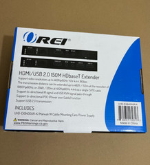 OREI 4K HDMI/USB2.0 150M Extender HDBaseT over Single CAT5e/CAT6A cable
