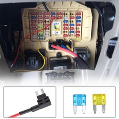 30PCS Car Add-a-circuit Fuse TAP Adapter Set Mini ATM APM 15 20 AMP US