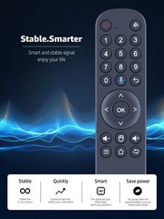 Voice Remote Control For 2025 H8 Brazil TV Box HTV8