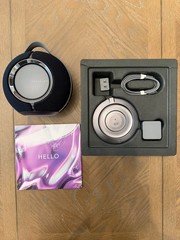 New Open Box Devialet Mania Portable Speaker Deep Black with zippered case