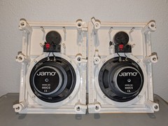 Jamo 660CS In-Wall Ceiling Speakers 6.5” Pair White (Painted) 660CS