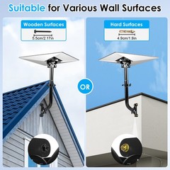 Heavy Duty Starlink Gen 3 Wall Mount 180° Adjustable Roof Mount for Standard V3