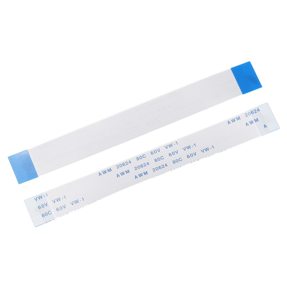 5Pcs Flexible Flat Cable 22 Pins 0.5mm Pitch 100mm FPC FFC Ribbon Cable (A Type)