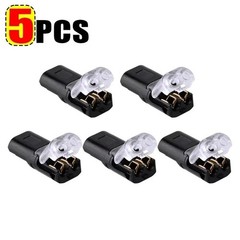 2-Way Quick Wire Connectors Waterproof Locking Buckle 18-22AWG Solderless