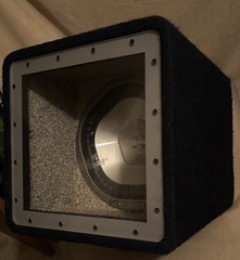 Sony Xplod Sub Speaker 10” Vintage Crunch Powerstation Enclosed LED LIGHT UP BOX
