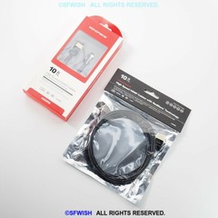 NEW Monoprice Micro-HDMI to HDMI Cable 1080p@60Hz,4K@24Hz, Ethernet, 10 ft
