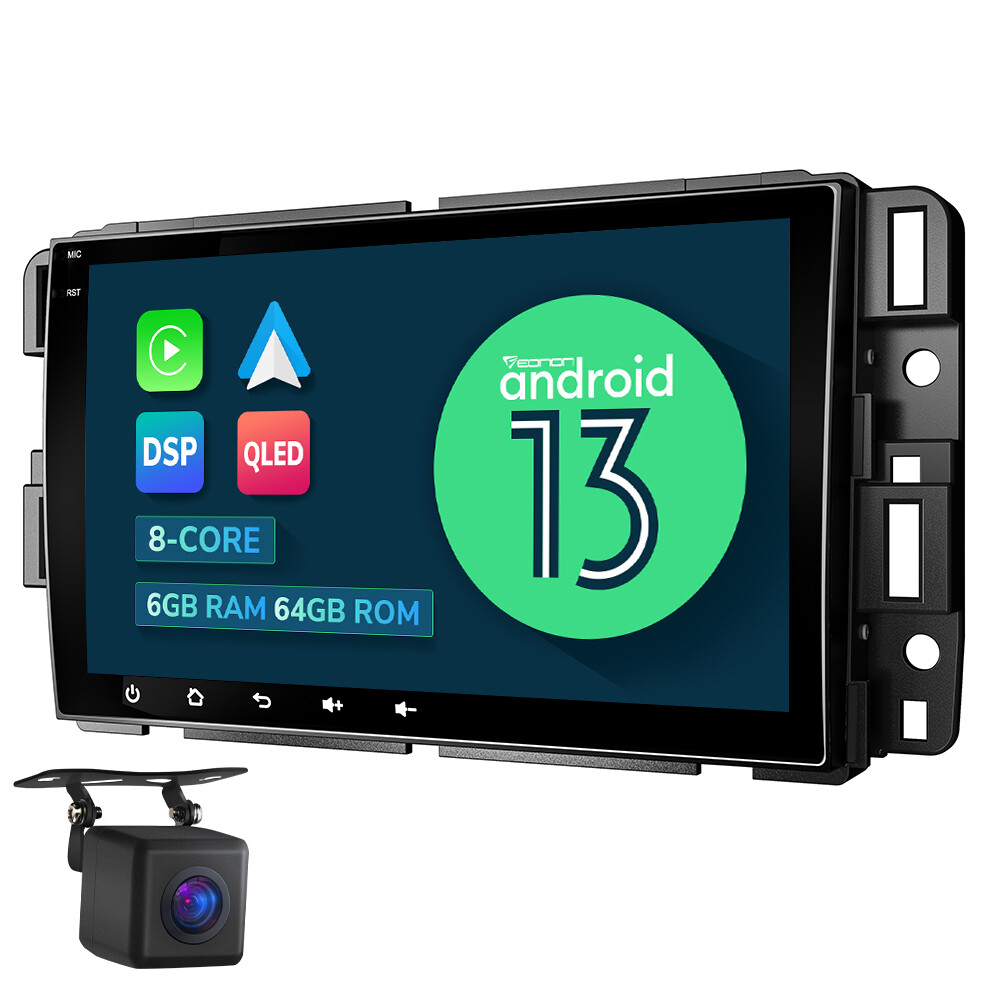 CAM+Eonon GMA12S Android 13 6+64 Car Radio GPS Sat Nav CarPlay for Chevrolet GMC