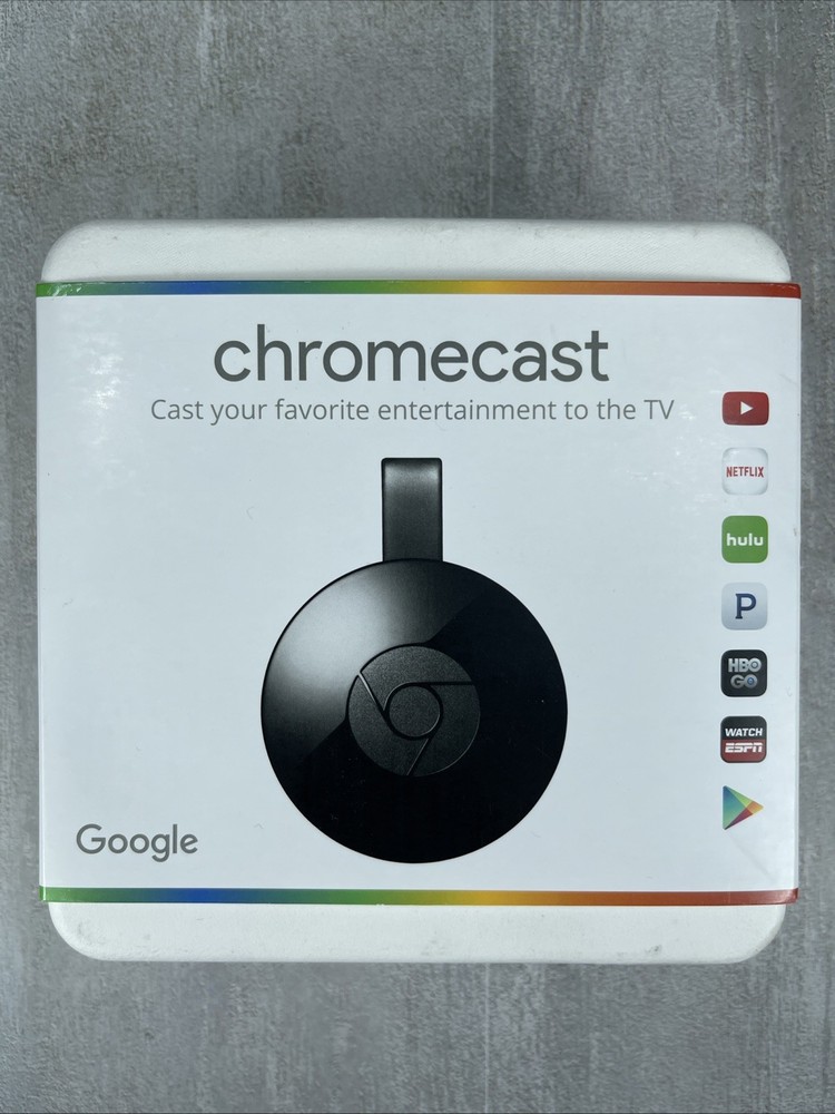 Google Chromecast 2nd Generation 1080p Portable Media Streamer NC2-6A5 Open Box
