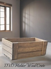 Darla’s Studio 66 DVD Holder Wood Crate