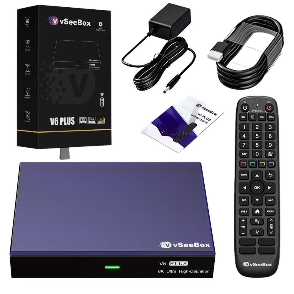 vSeeBox V6 Plus，V6 Max，V6 Pro，V5 Pro Certified Distributor/ FAST/FREE SHIPPING