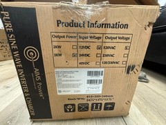 AIMS Power PICOGLF30W12V120VR 3000W Inverter Charger 12V DC to 12V DC to 120V AC